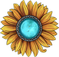 Sunflower Decal 2