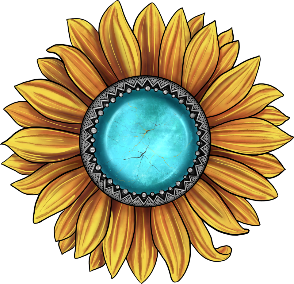 Sunflower Decal 2