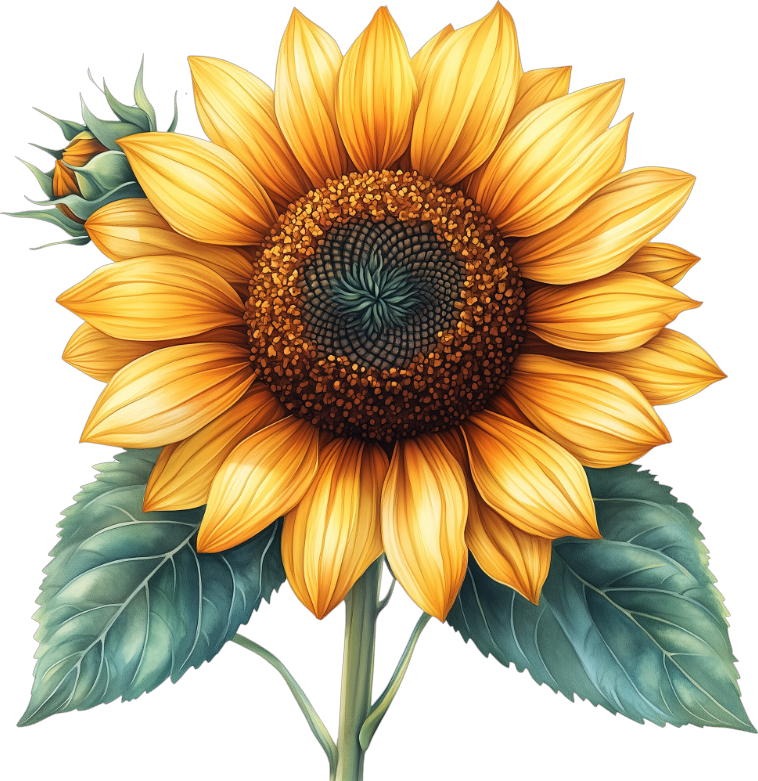 Zaddy's Heifers Collection 9- sunflower decal