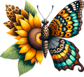 Sunflower Butterfly