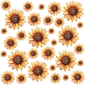 Floral Element Sheet -Sunflowers
