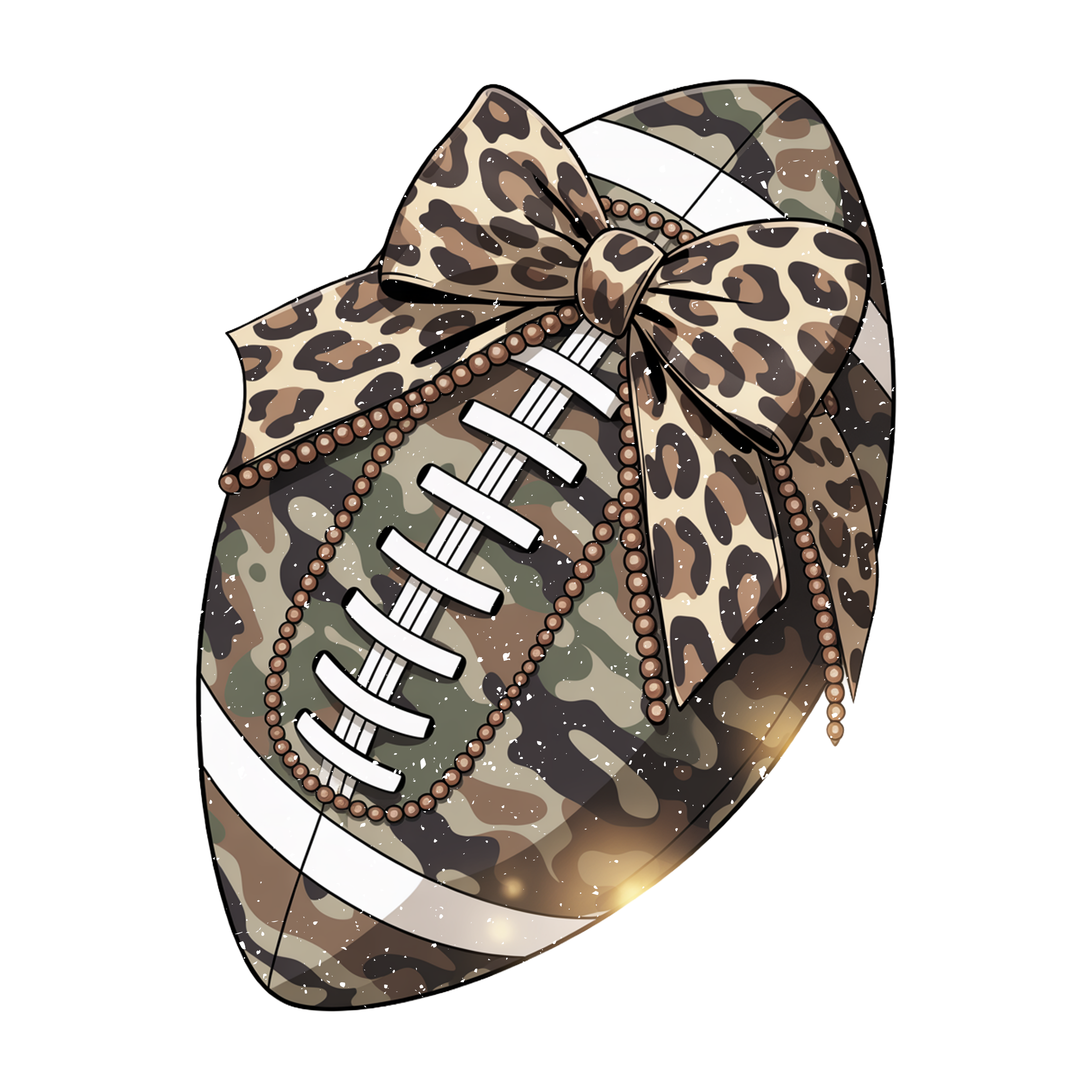Camo Football w Bow