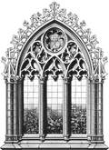 Gothic Christmas Decal 47