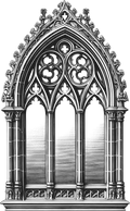 Gothic Christmas Decal 48