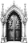 Gothic Christmas Decal 46