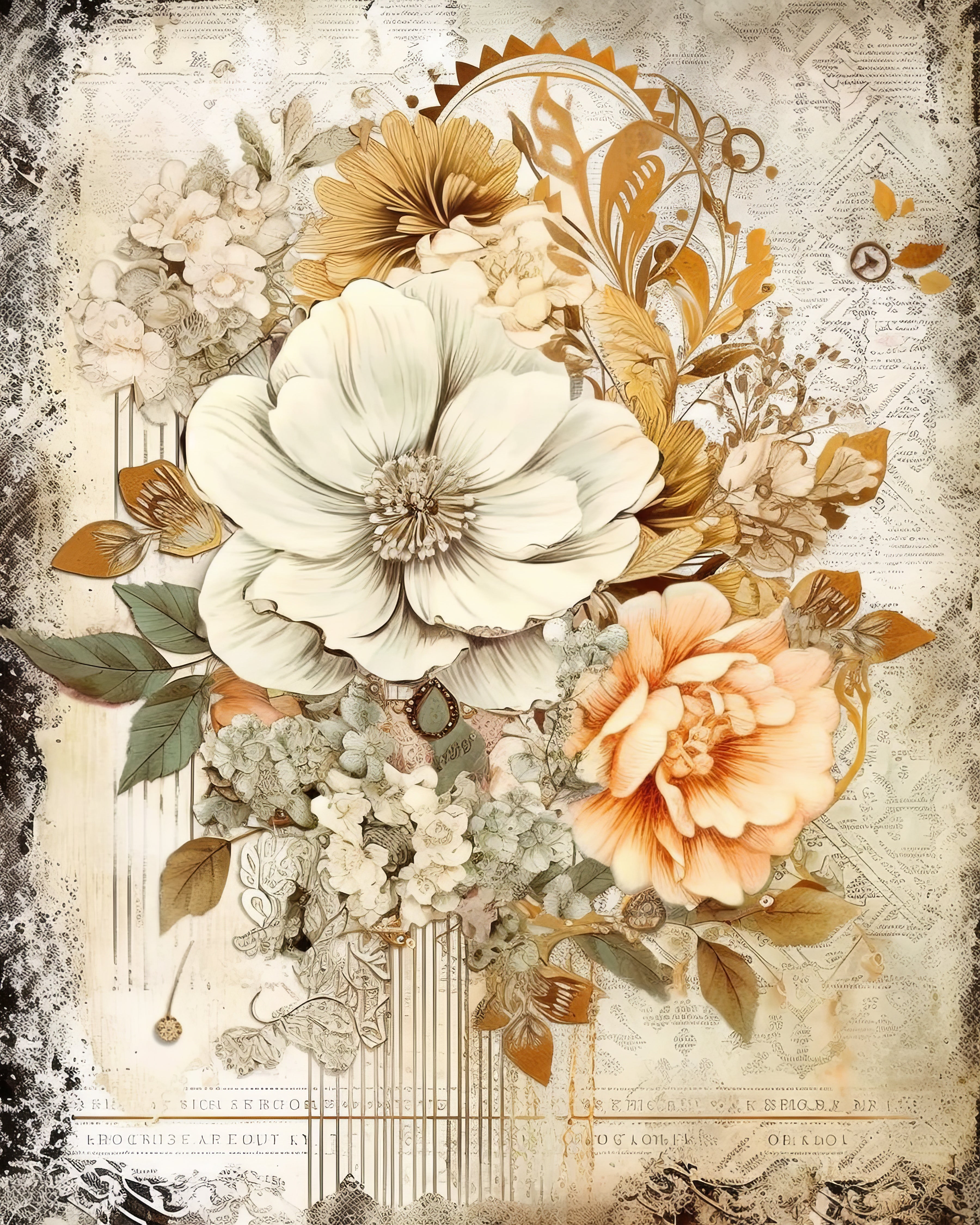 Victorian Floral 1