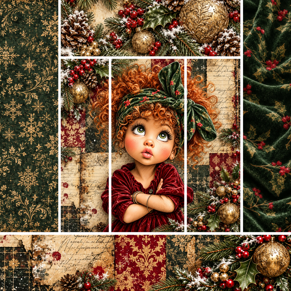Tarolee's Merry Little Mischief Collection- Mixed Media 24